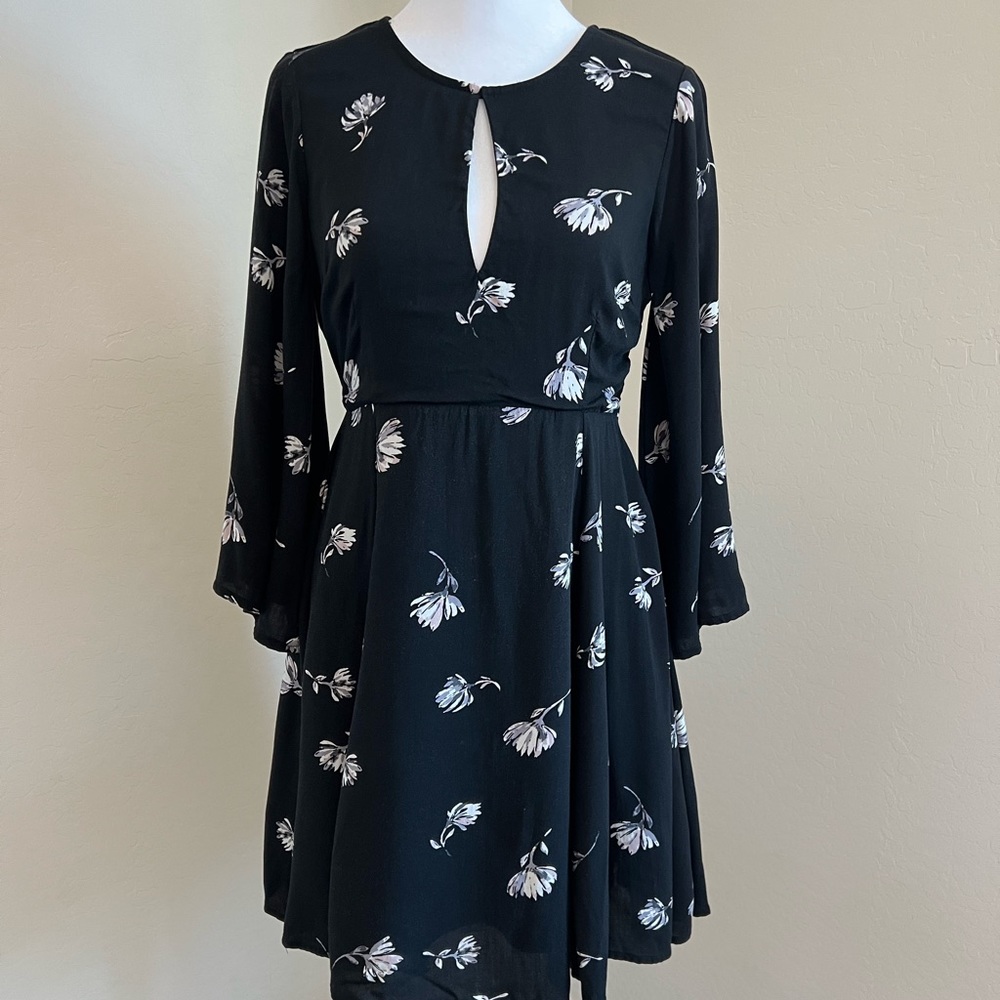 Altar’d State Black Floral Dress